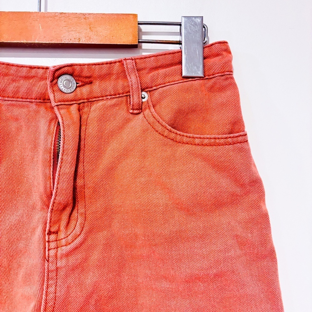ARDENE Pink High-Rise Denim Jean Shorts | Casual | Small * - Picture 5 of 7